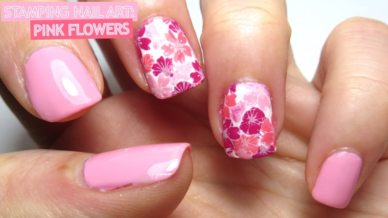 5. Stamping Nail Art Tutorial: Rose Design - wide 5