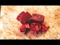 Red Dyed Crumble| Oddly Satisfying| Sleep Aid| ASMR