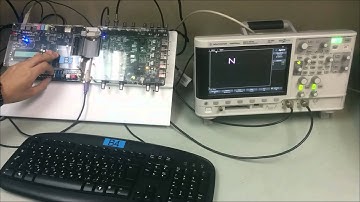 16 Segments Display on Oscilloscope