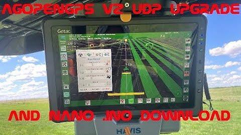 AgOpenGPS UDP upgrade and NANO .ino upload