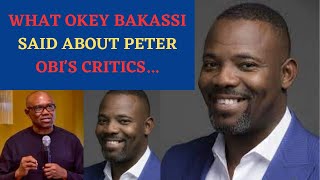 OKEY BAKASSI FUELED THE CONTROVERSY #okeybakassi #peterobi #bishopdavidoyedepo