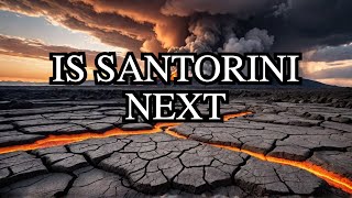 Santorini's Earthquake Swarm:  A Volcanic Prelude?