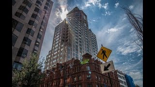 Hartford Building Time lapse Eclipse Clouds