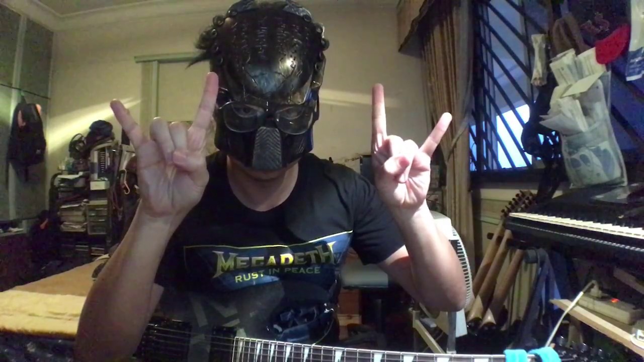 Lucretia solo by Megadeth cover  from The Mask Shredder