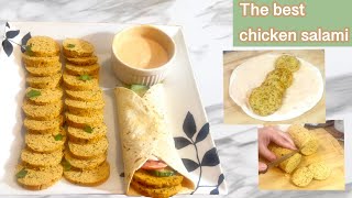 Superb Chicken Salami recipe/best way to make chicken salami/simple chicken salami recipe