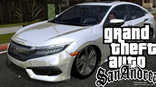 HONDA CIVIC 2017 MOD FOR GTA SA ANDROID || DFF ONLY || screenshot 5