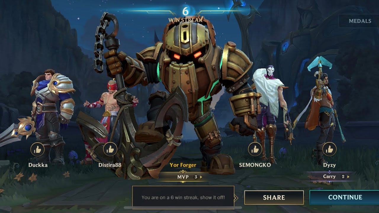 CARA JADI SUPPORT/TANK DI WILD RIFT (PEMULA) BISA MVP - YouTube