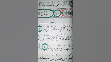 ما معنى "ن والقلم وما يسطرون"#سورة #القلم