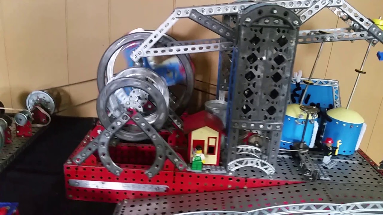 erector engine, walking beam steam engine part 2 - YouTube