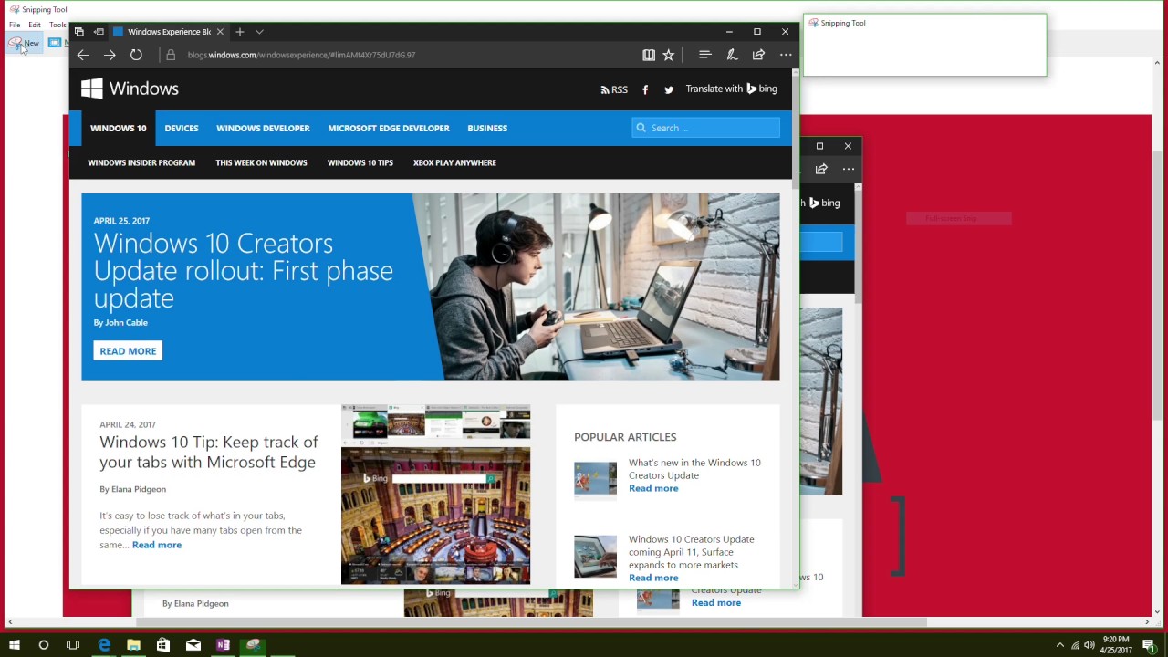 How to take a Screenshot in Windows 10 - Quick Tip - YouTube
