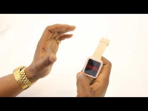 LED Touch Screen Watches Instructions 