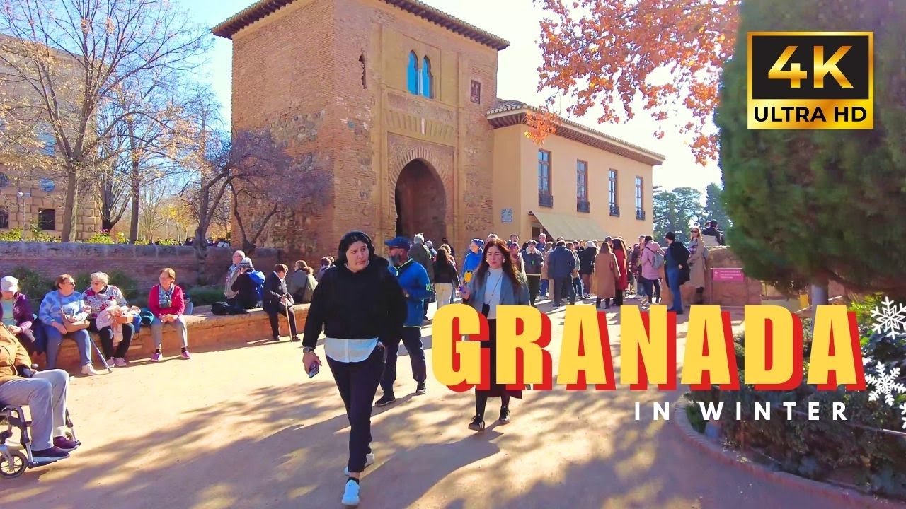 GRANADA, SPAIN 🇪🇸🔥 Alhambra & City Center During Winter
