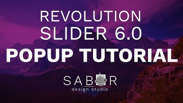 How to create a popup menu in Revolution Slider 6.0