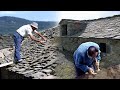 Tejado de losas. Construcción tradicional con piedra | Oficios Perdidos | Documental