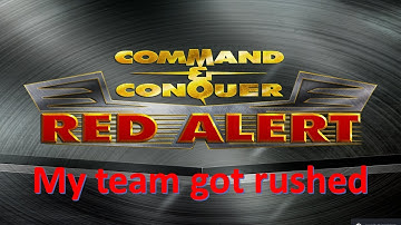 Command and Conquer Red Alert Remastered 3v3  (They rushed my teammate then regretted it)