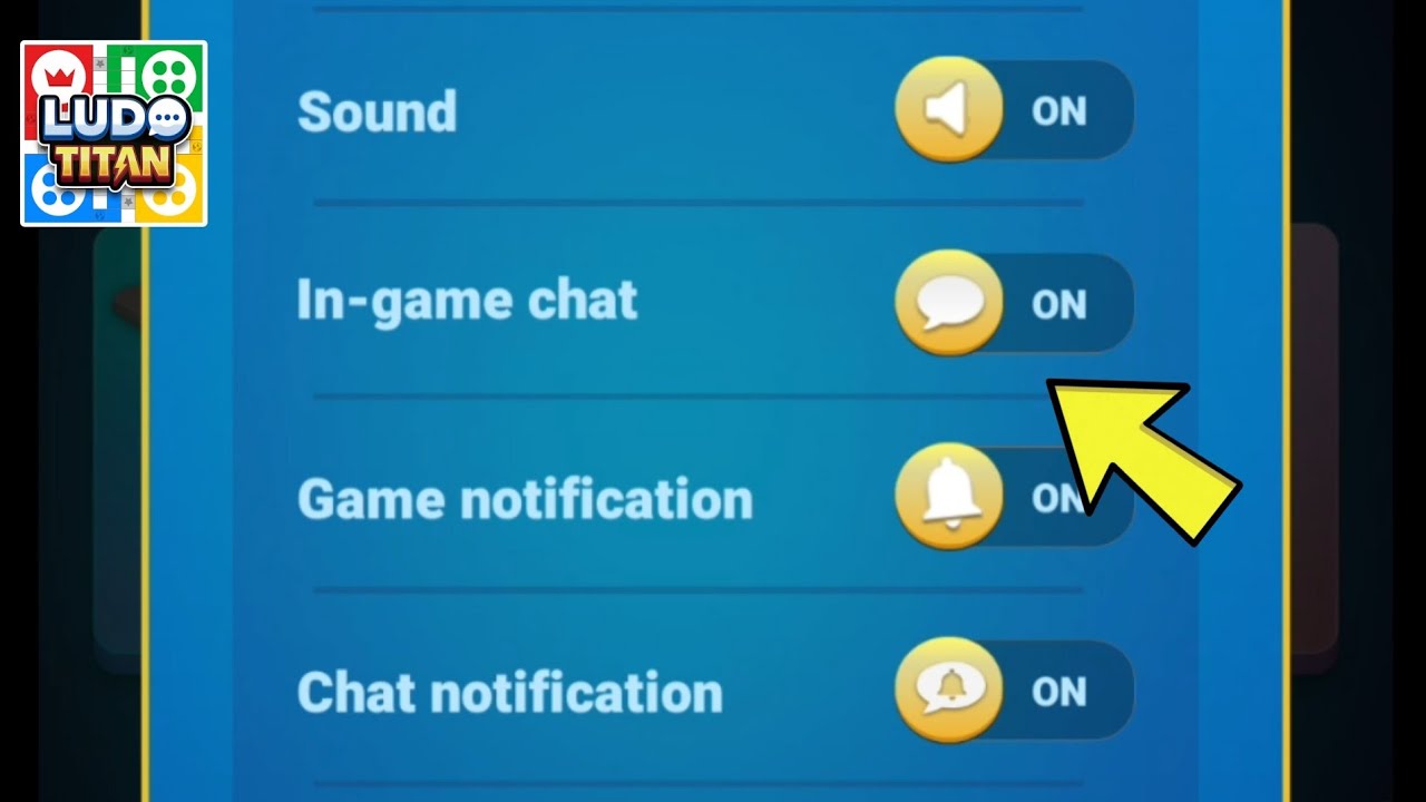 how to enable chat in game ludo titan app | Ludo Titan mein game chat kaise chalu Kare