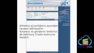 Directadmin Mail Acoountmail Hesabı Açma