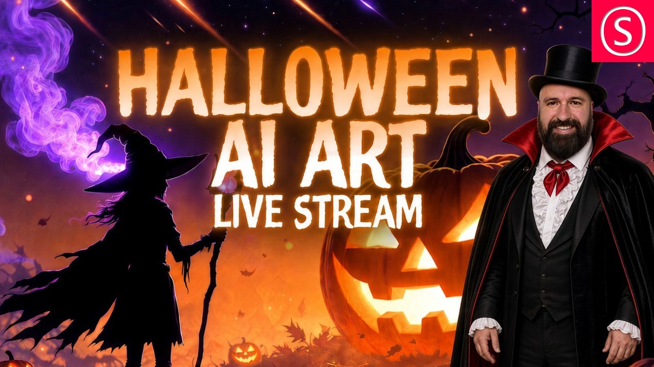 AI ART Helloween LIVE STREAM – Interactive!