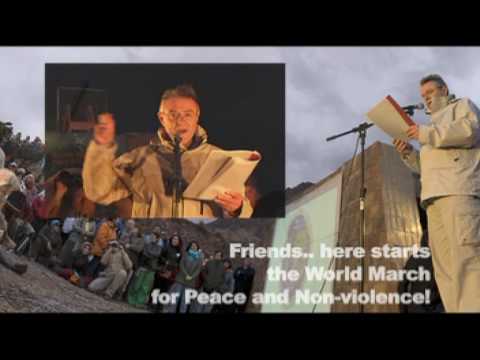 World March for Peace and Non-Violence - Video Bulletin January 2009