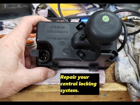 Mercedes 300SD W126 Central Locking System Basic Overview and Repair - I got lucky !