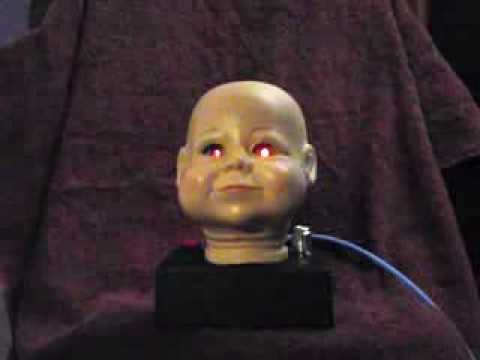 Playing the Baby Head THEREMIN