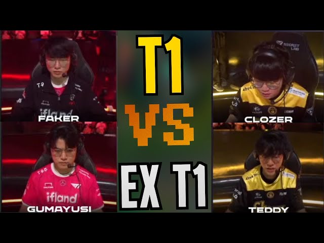 T1 vs Ex-T1 - T1 vs LSB Highlights - LCK Summer 2023