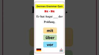 🇩🇪 Teste dein Wissen: B1-B2 Grammatik Quiz! 📚