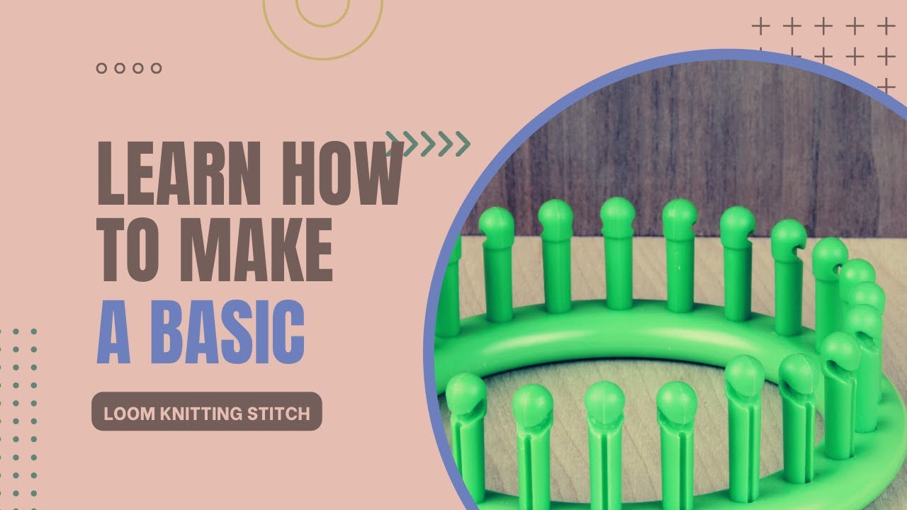 Learn to Knit the Easy Ewrap Stitch on a Loom in a Few Easy Steps