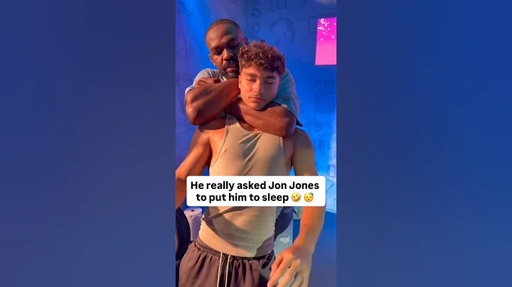 Fan Ask UFC Champion Jon “Bones” Jones To Choke Him & Put Him To Sleep.