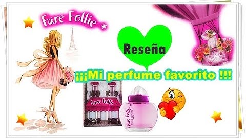¡¡¡Perfume Fare Follie de Carlo Corinto!!! 😊😉