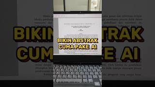 BUAT ABSTRAK SKRIPSI MUDAH !! #caramudah #tutorial #carapraktis #shorts #skripsi #abstrak