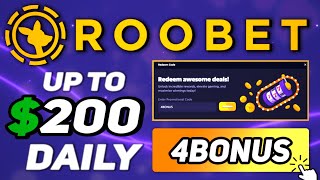 Roobet Promo Code 2024: Use '4BONUS' for free upto $200 daily by Dirty Noob - Minecraft 24,172 views 1 month ago 2 minutes, 35 seconds