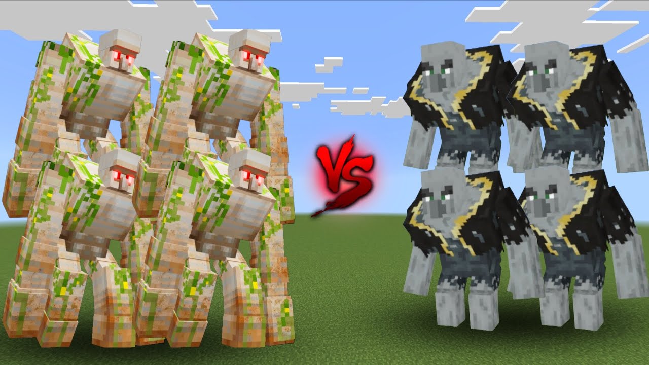 OP Iron Golems vs OP Evokers 🔥 Who Will Win? | Minecraft Battle #minecraft #darkziyan 