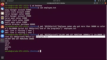 Built-in variables in awk (09-10-2020)