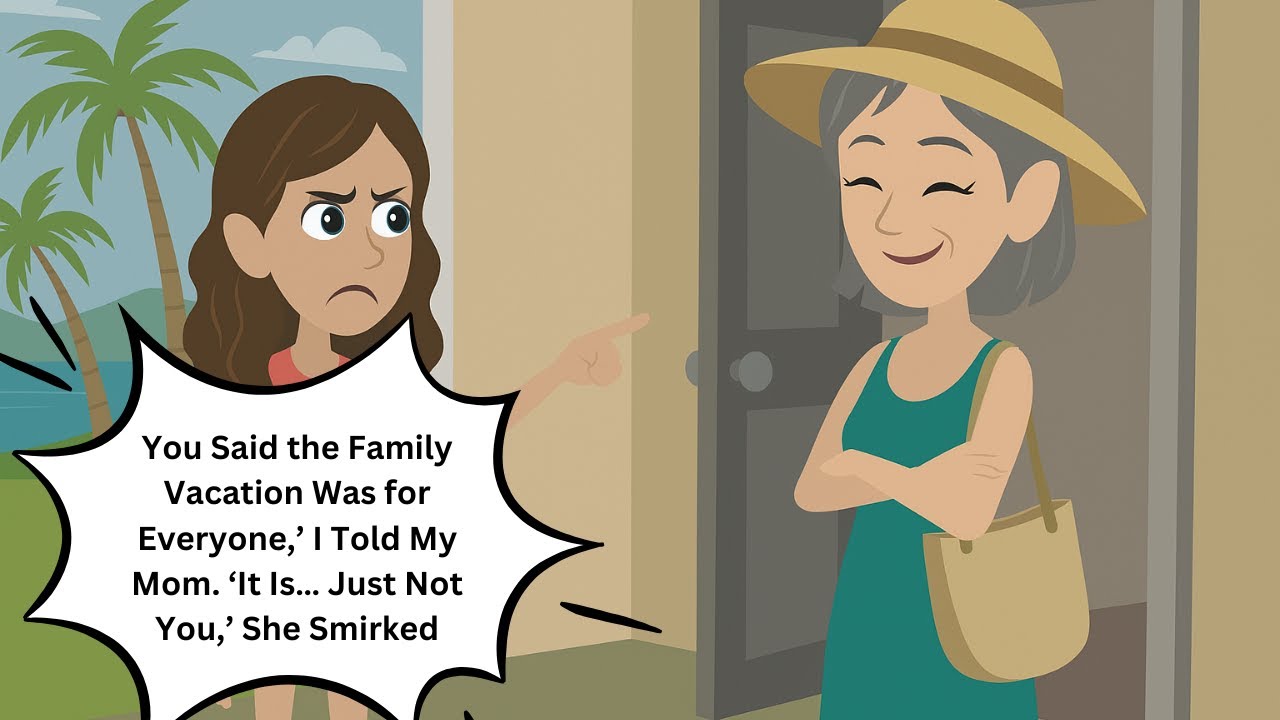 You Said the Family Vacation Was for Everyone,’ I Told My Mom. ‘It Is… Just Not You,’ She Smirked
