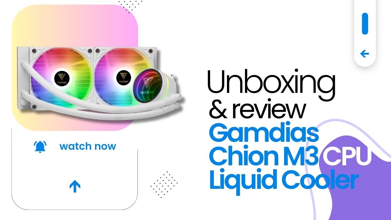 Gamdias Chion M3 CPU Liquid Cooler Review & Unboxing Best budget CPU