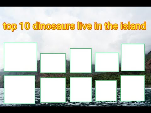 Top 10 Dinosaurs Live In The Island