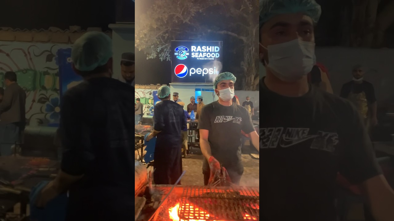 Famous grilled fish | Rashid seafood | keemari fishpoint || Karachi