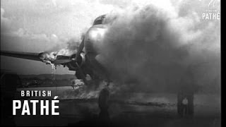 Burning Plane Crash. (1946)
