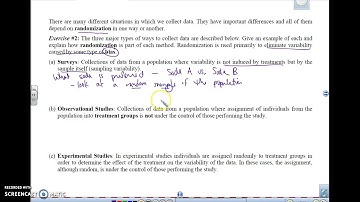 Algebra 2 --U13L1 Variability and Sampling