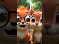 Fox-and-squirrel-hear-a-loud- #squirrels #fox #adventure #funny #cute #animation #cartoon