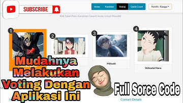 Sorce Code Aplikasi Sistem Voting Online - berbasis website REVIEW