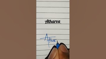 Signature Name (Atharva) #short  #signature