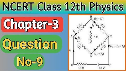 Question 3.9 Current Electricity Ncert Solution | Physics class 12 Chapter 3 | Sunil Sir