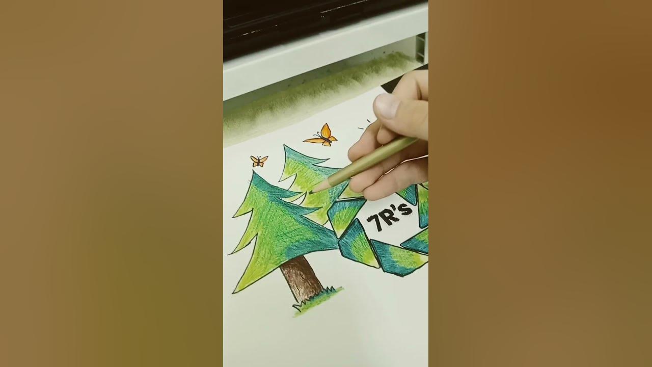 Colouring 7 R's ! ! ! #colouring #recycle