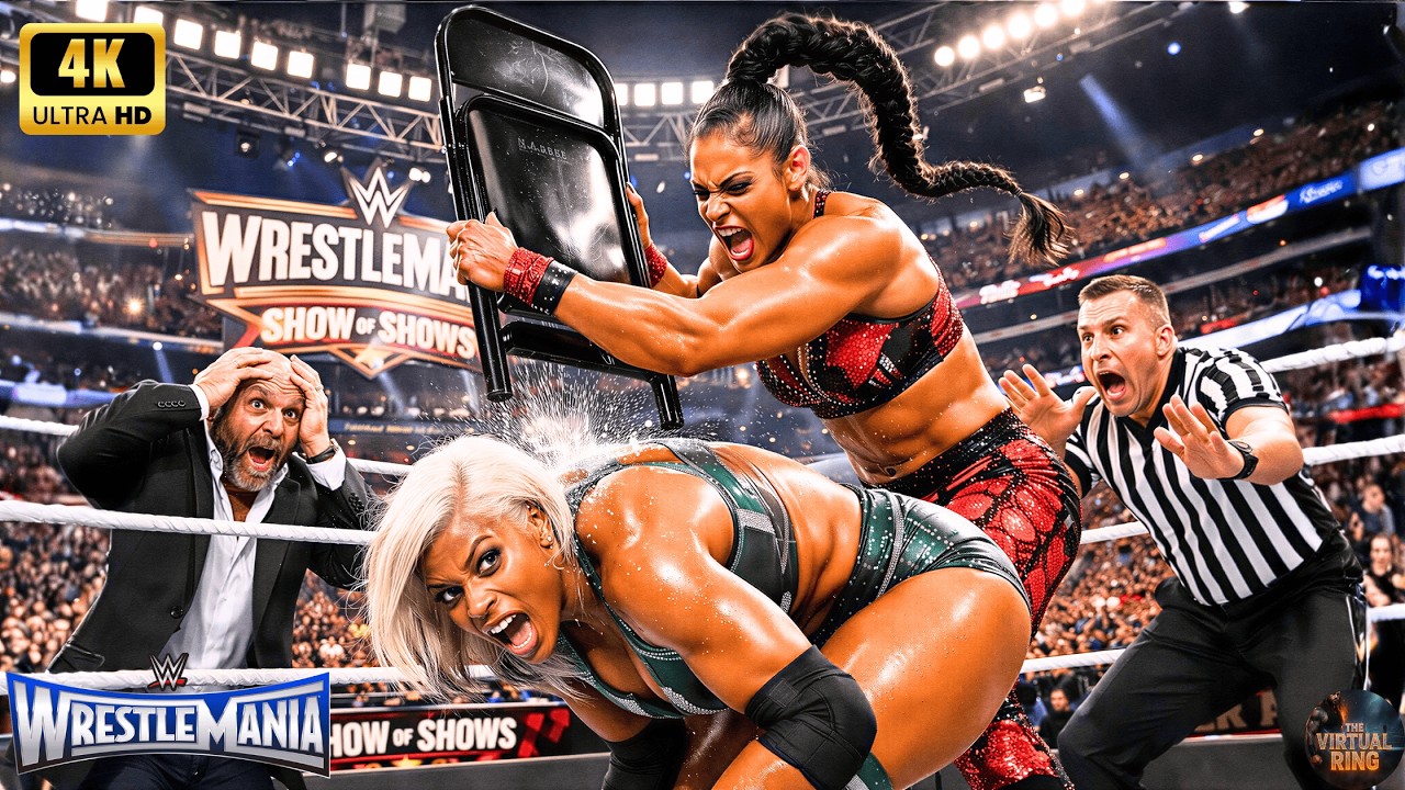 Бьянка Белэр против Джейд Каргилл • Рестлмания • 28 февраля 2026 г. ⚡ #biancabelair #jadecargill