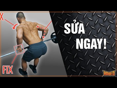 Tập Barbell Row đúng cách để phát triển lưng