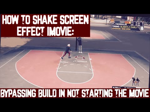HOW TO DO SHAKE EFFECT TUTORIAL IMOVIE: BYPASSING BUILD IN NOT STARTING MOVIE IN KEYNOTE
