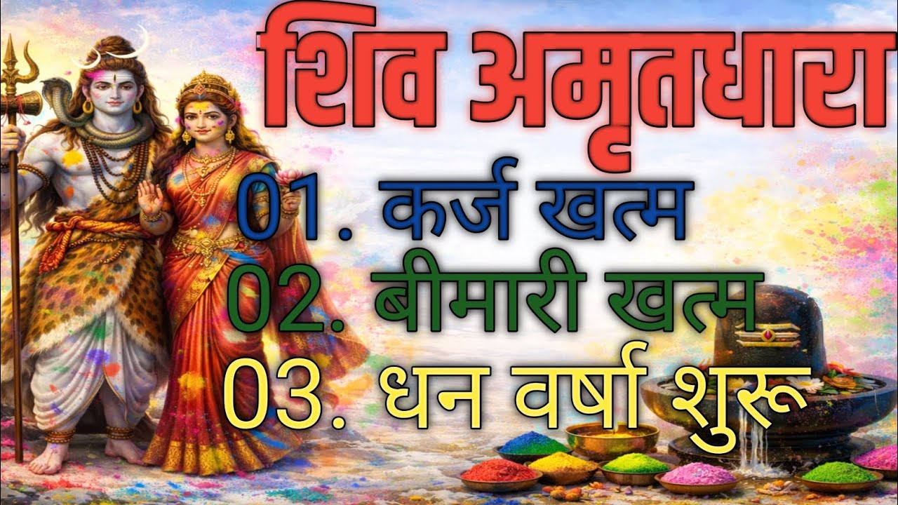 होली का यह चमत्कार घर में चला कर रखें कर्ज खत्म,बीमारी खत्म,और धन वर्षा शुरू#shiv_amritdhara 