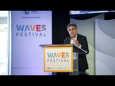 Omar Blaik Alex Feldman Of U3 Advisors At WAVES Festival
